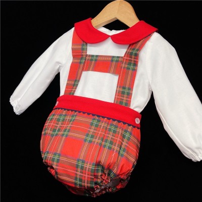 Baby Boys Tartan Outfit "MYD825 Red"