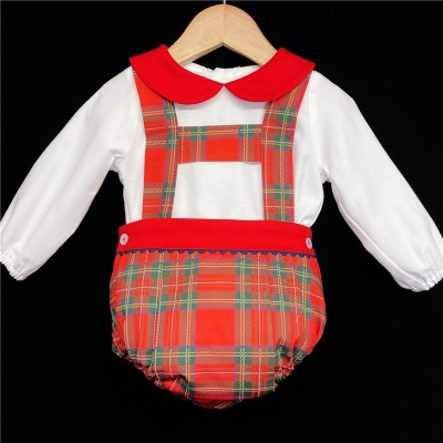 Baby Boys Tartan Outfit "MYD825 Red"
