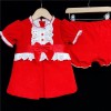 Baby Girl A Line Velvet Dress Set "2164"