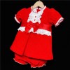 Baby Girl A Line Velvet Dress Set "2164"
