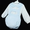 Baby Boys Blue Waffle Shorts Set "LM156"