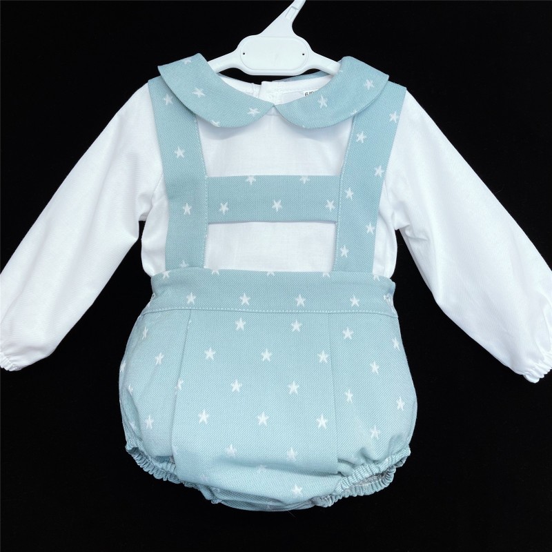 Baby Boys Grey Star Shorts Set "LM158"