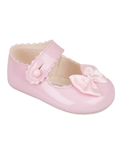 Baby Girls Pram Shoes with...