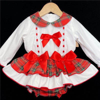 Baby Girls Tartan Skirt Set "MYD824"