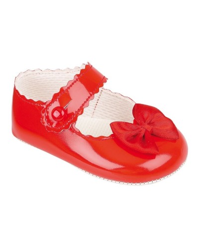 Baby Girls Pram Shoes with...