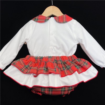 Baby Girls Tartan Skirt Set "MYD824"