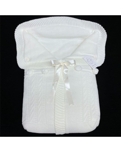 Cream Knitted Sleeping Bag...