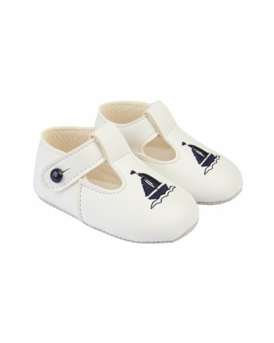 Baby Boys Embroidered Sail...