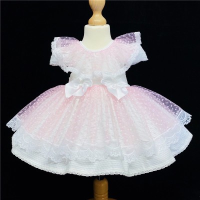 Baby Girl Pink Puff Ball Dress "2014 P"