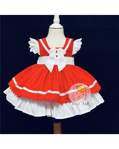Baby Girl Spanish Red Puff...