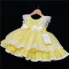 Baby Girl Spanish Yellow Puff Ball Lacey Dress "2006 Yellow"