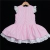 Baby Girl Spanish Pink Stripe Dress Satin Bow "2004 P"
