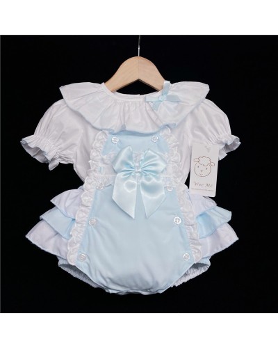 Baby Girl Pale Blue Frilly...
