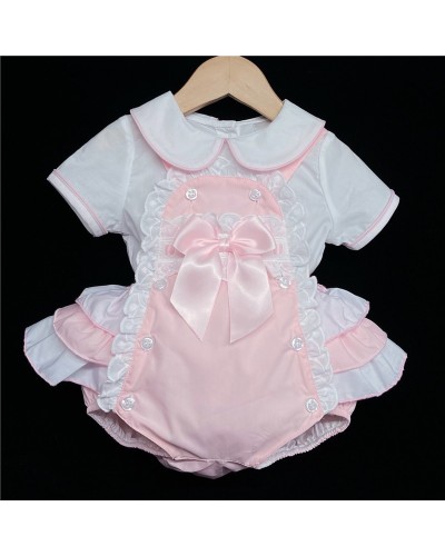 Baby Girl Pink Frilly Back...