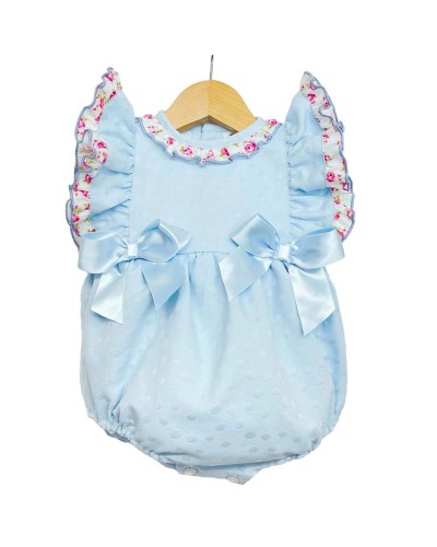 Baby Girl Blue Jacquard...