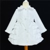 Baby Girl White Spanish Puff Ball Ruff Jacket "MYD402 White"