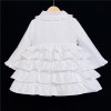 Baby Girl White Spanish Puff Ball Ruff Jacket "MYD402 White"