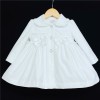 Baby Girl White Pff Ball Jacket Satin Bow "MYD401 W"