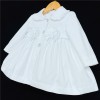 Baby Girl White Pff Ball Jacket Satin Bow "MYD401 W"