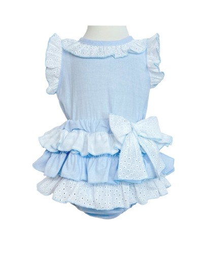 Baby Girl Bue Frilly Shorts...