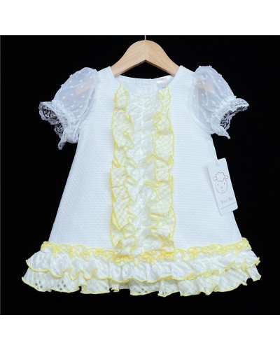 Baby Girl White Yellow...
